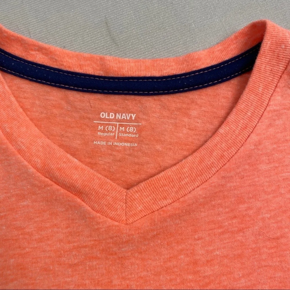 Old Navy super soft orange v-neck short sleeve tee